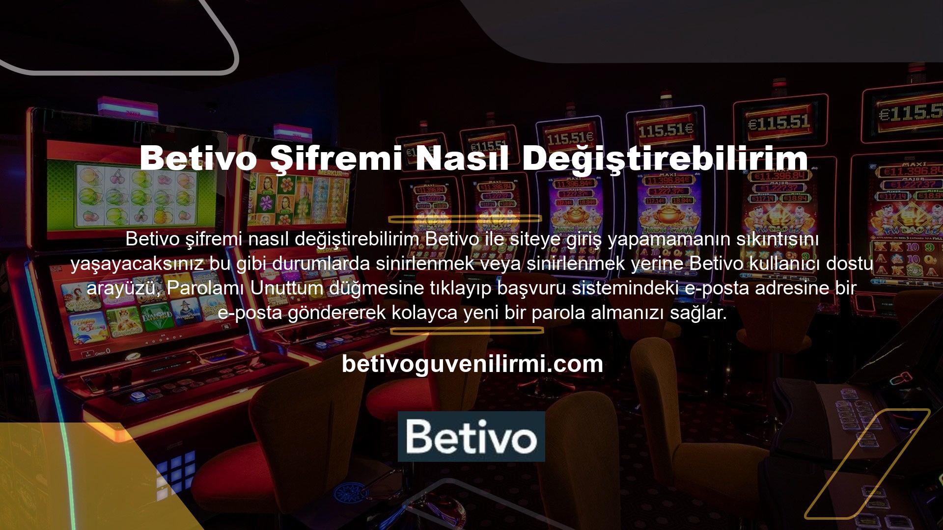 Betivo Casino HizmetleriBetivo gelince, kesinlikle hızlı ve kolay ticaret kurulumu, bahis ve çevrimiçi kategori teşvik bonusu programları casinoları ile birleştirilmiş yatırım ve para çekme araçlarıyla geliyor