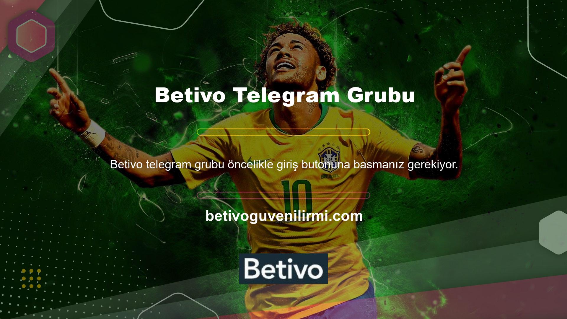 Betivo üyelerinin Telegram grubu kayıt formu burada: Lütfen kaydolmadan önce şartlar ve koşulları okuyun
